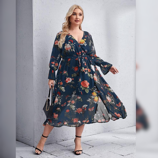 Vestido Midi Casual Cleude