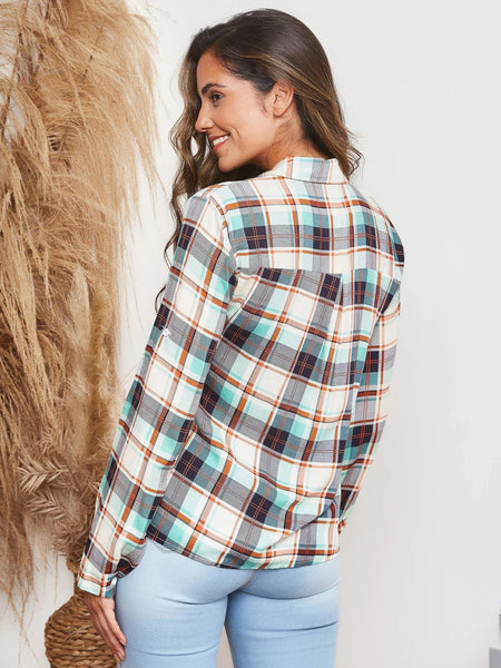 Camisa Xadrez manga Longa Milena