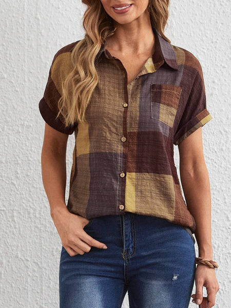 Blusa Feminina Xadrez Karina