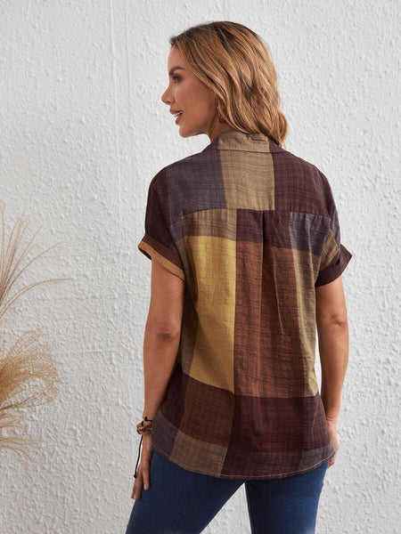 Blusa Feminina Xadrez Karina