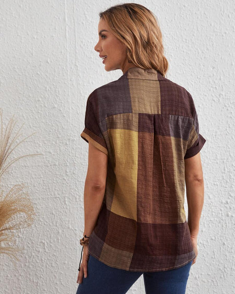 Blusa Feminina Xadrez Karina