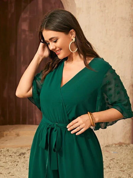 Macacão Manga Bufante Vivian