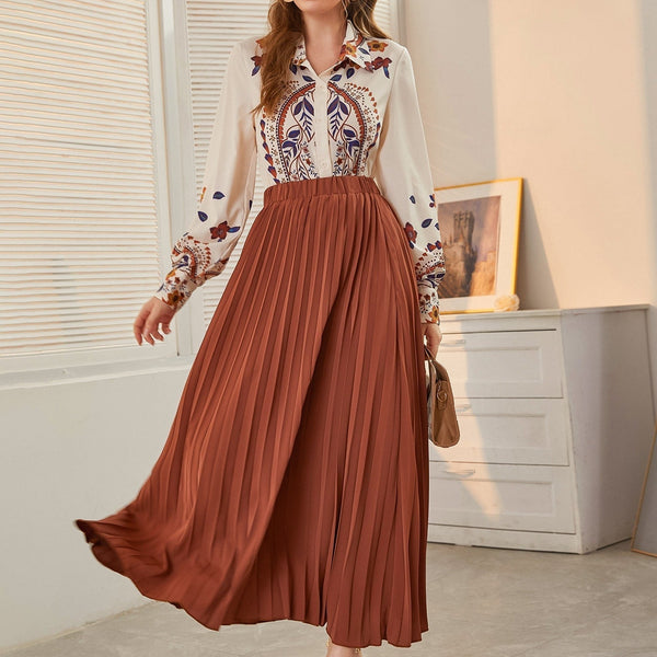 Conjunto Saia Plissada Briar