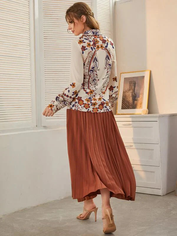 Conjunto Saia Plissada Briar