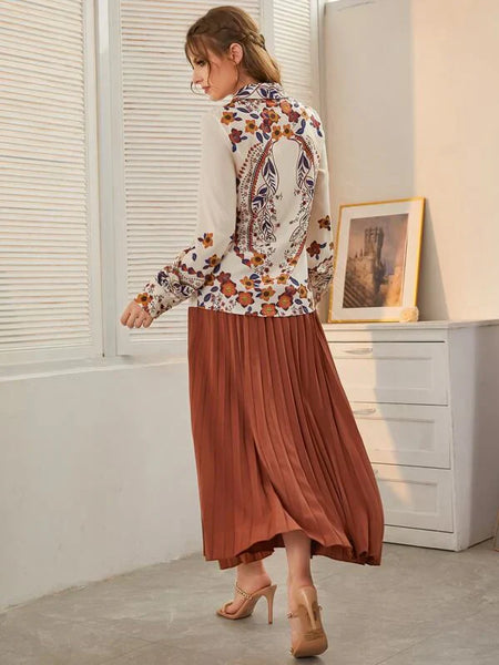 Conjunto Saia Plissada Briar