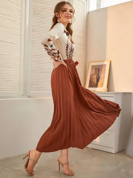 Conjunto Saia Plissada Briar