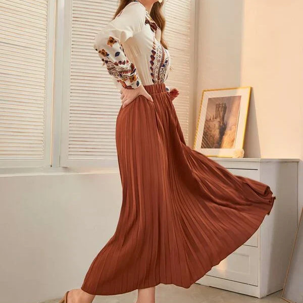 Conjunto Saia Plissada Briar