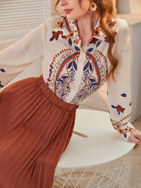 Conjunto Saia Plissada Briar