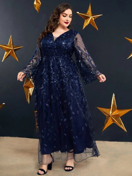 Vestido Plus Size Festa Longo Melania