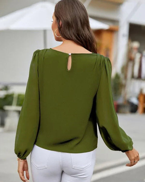 Camisa Feminina Com Manga Mariana