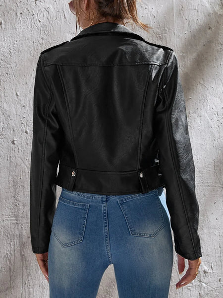 Jaqueta Feminina Couro Manuela