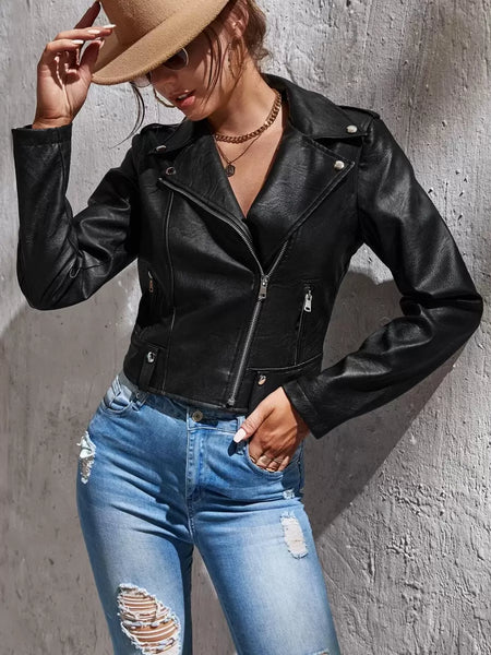 Jaqueta Feminina Couro Manuela