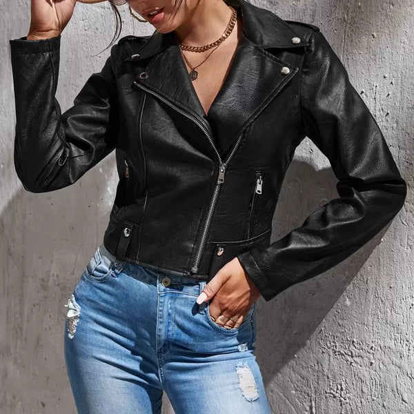 Jaqueta Feminina Couro Manuela