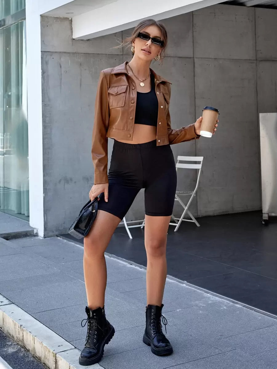 Jaqueta Couro Feminina Lavínia