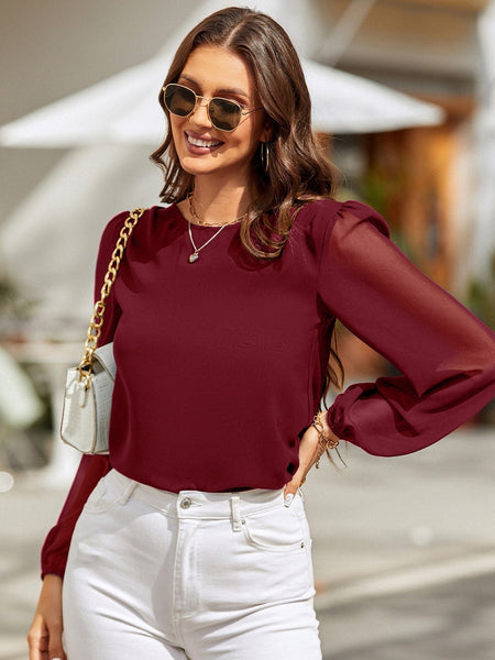 Camisa Feminina Com Manga Mariana