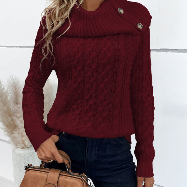 Suéter Feminino Gola Alta Madeleine