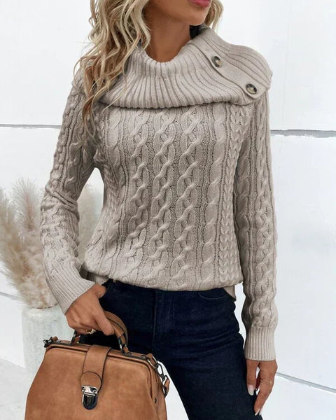 Suéter Feminino Gola Alta Madeleine