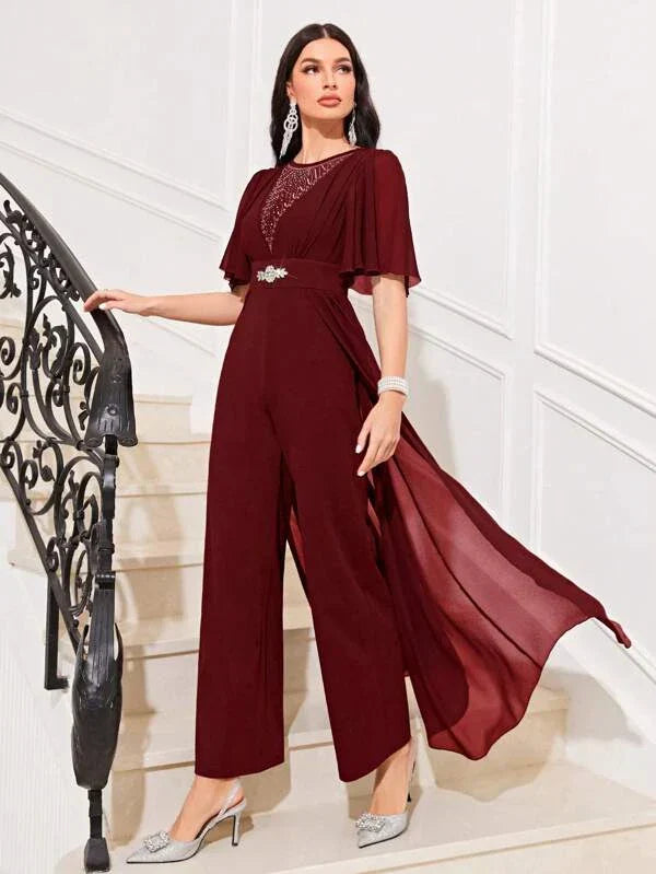 Macacão Com Decote Eliane