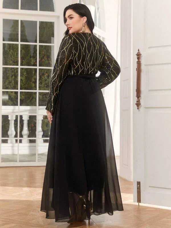 Vestido Festa Longo Plus Size Francesca