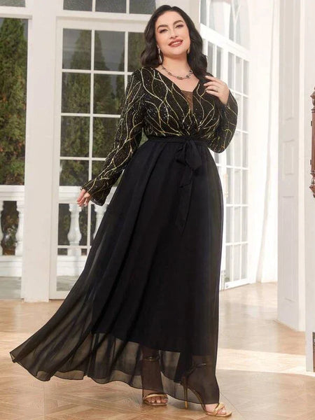 Vestido Festa Longo Plus Size Francesca