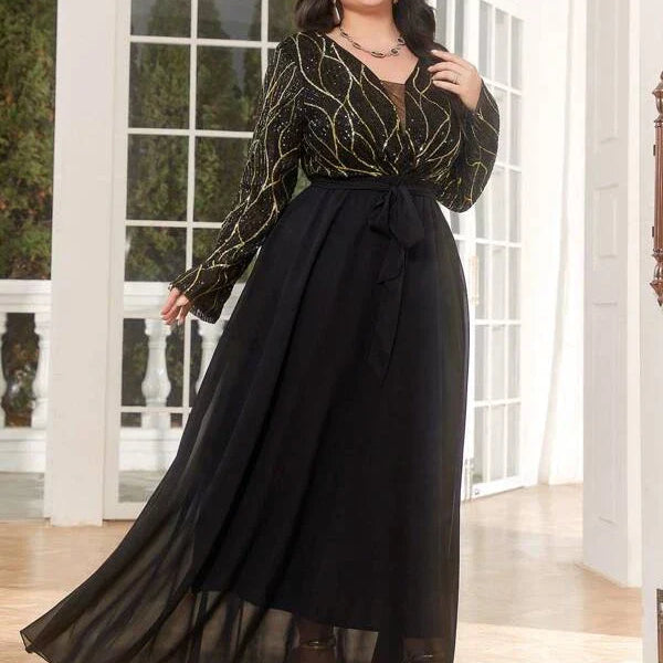 Vestido Festa Longo Plus Size Francesca