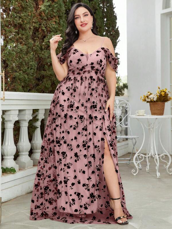 Vestido Plus Size Festa Longo Paola