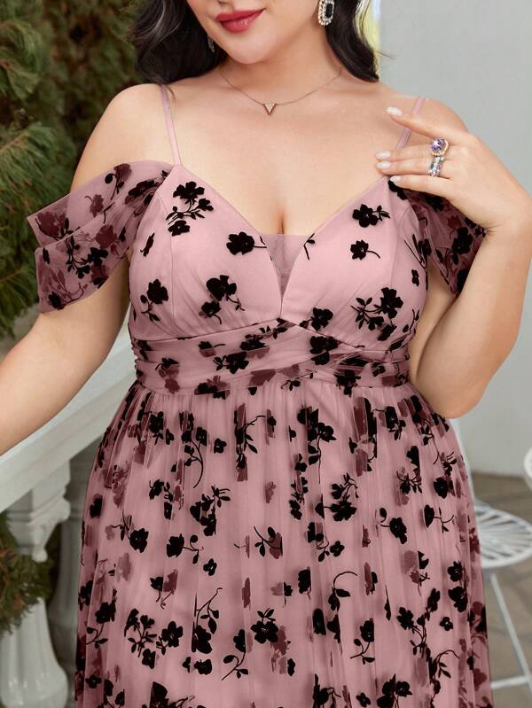 Vestido Plus Size Festa Longo Paola