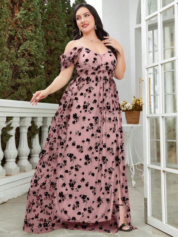 Vestido Plus Size Festa Longo Paola