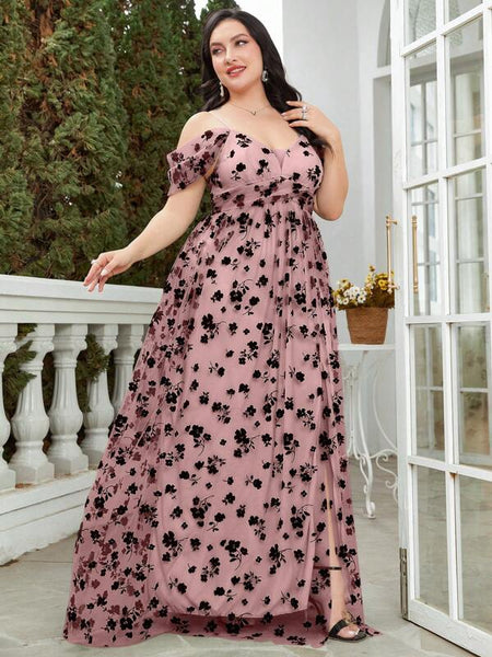 Vestido Plus Size Festa Longo Paola