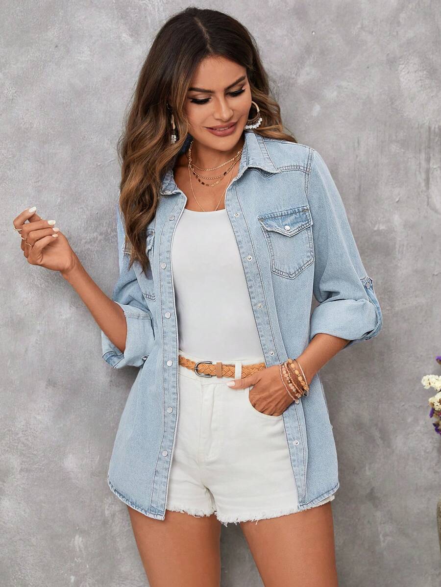 Jaqueta Jeans Feminina Antonella