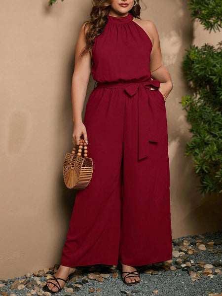 Macacão Pantalona Plus Size Elza