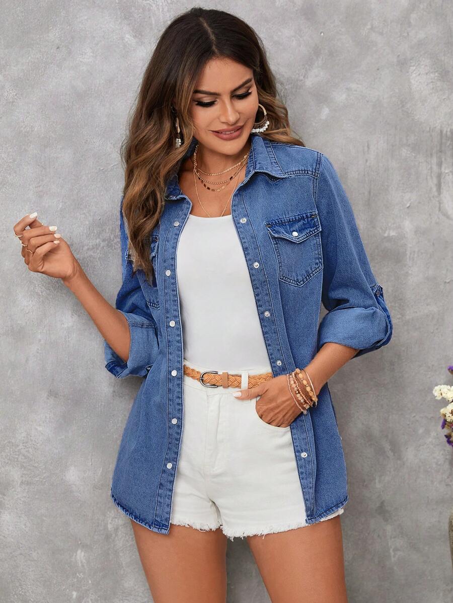 Jaqueta Jeans Feminina Antonella