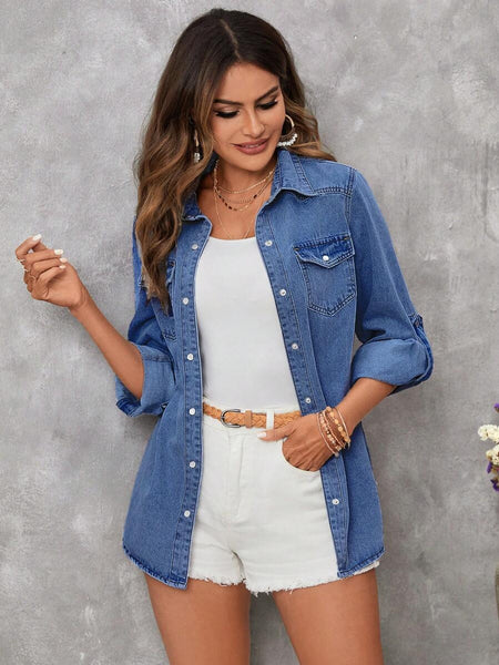 Jaqueta Jeans Feminina Antonella