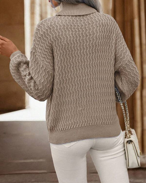 Suéter Feminino Gola Alta Louise