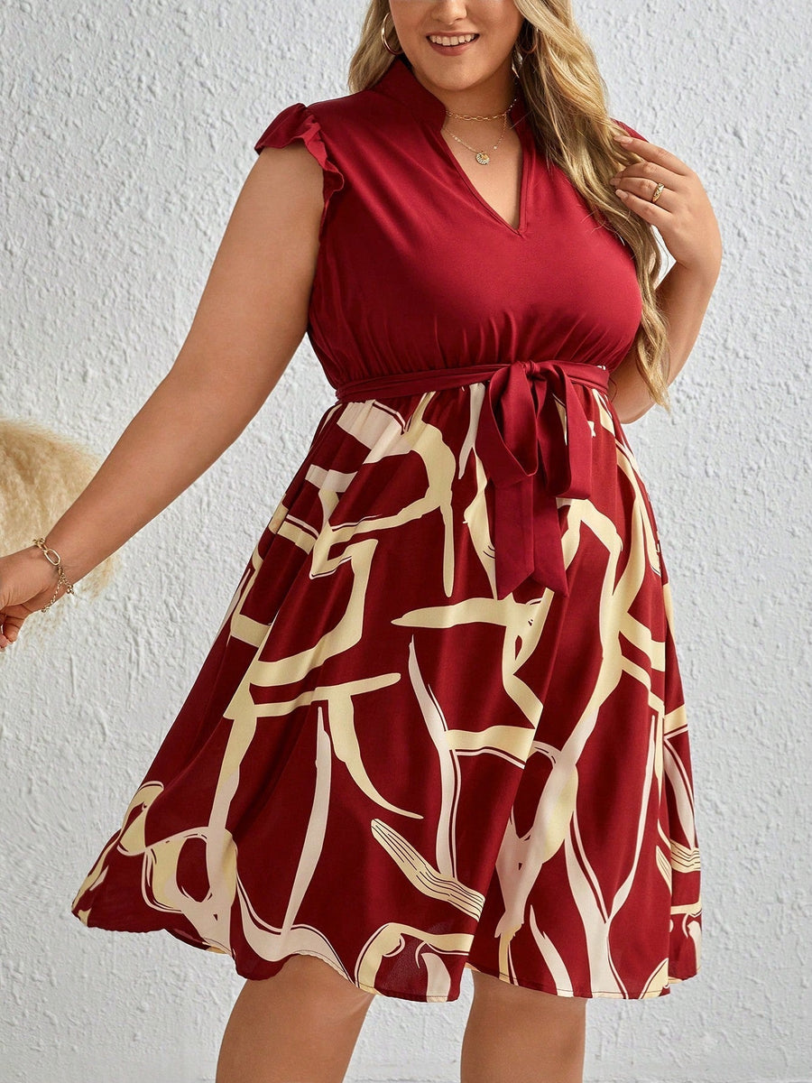 Vestido Midi Plus Size Casual Giorgia