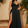 Vestido Longo Plus Size Decote Pernas Veronica