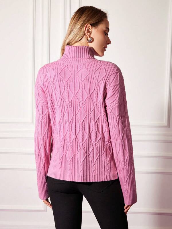 Suéter Feminino Gola Alta Lucie