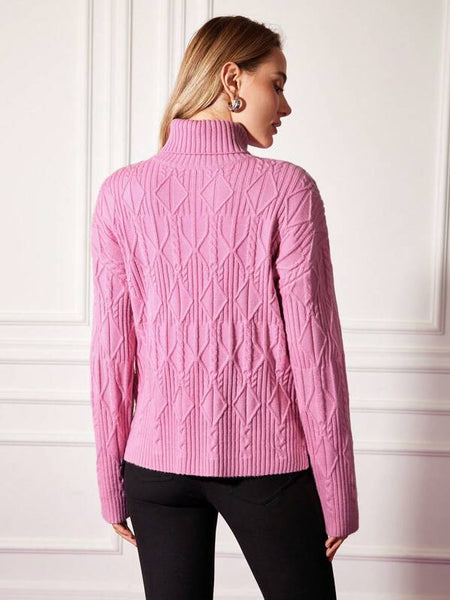 Suéter Feminino Gola Alta Lucie