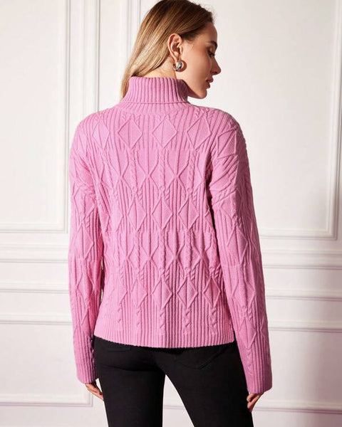 Suéter Feminino Gola Alta Lucie