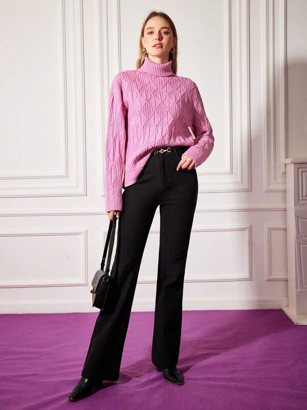 Suéter Feminino Gola Alta Lucie