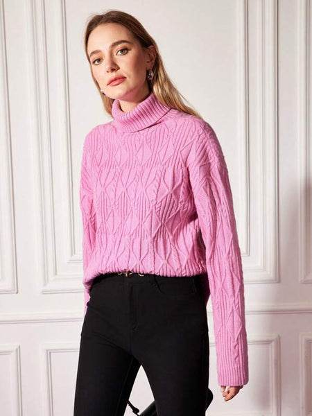 Suéter Feminino Gola Alta Lucie