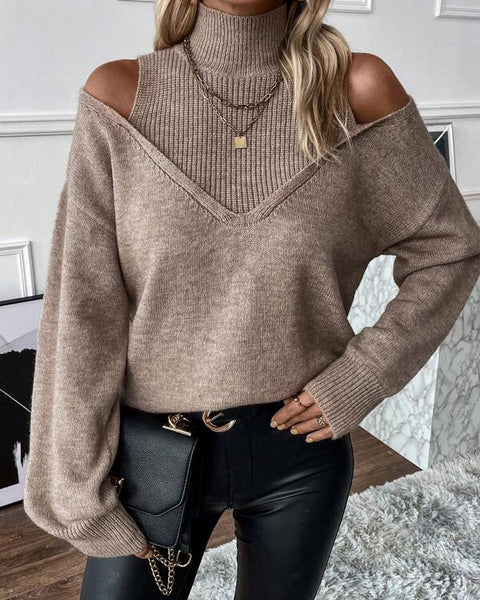 Suéter Feminino Gola Alta Margaux