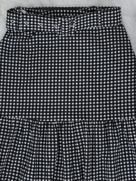 Saia Xadrez Midi Tainara