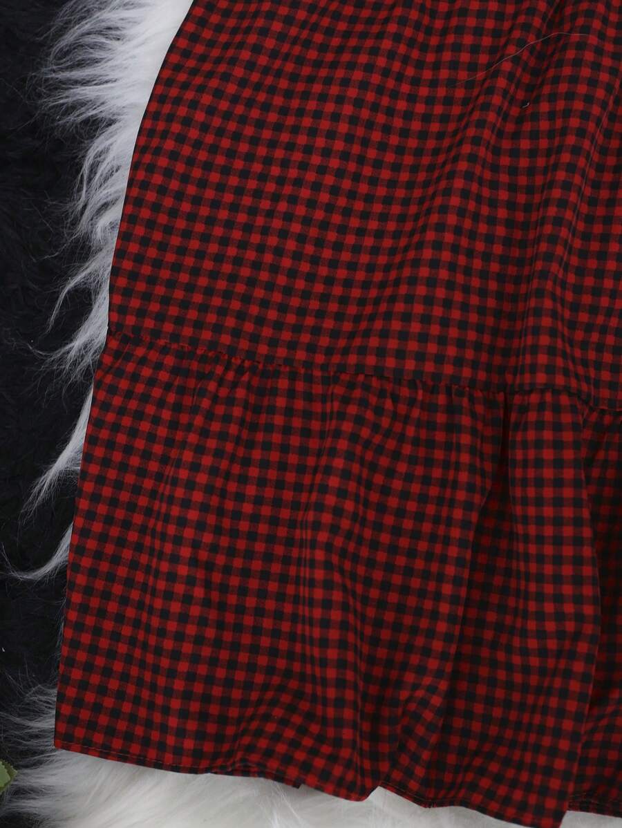 Saia Xadrez Midi Tainara