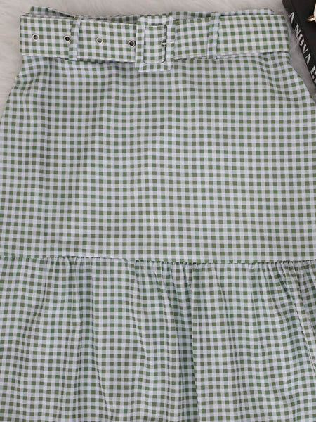 Saia Xadrez Midi Tainara