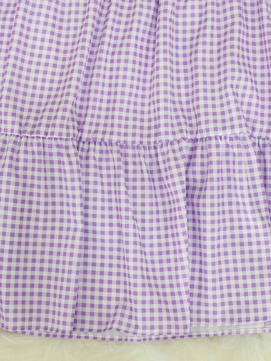 Saia Xadrez Midi Tainara