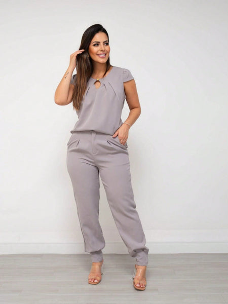 Conjunto Blusa e Calça Alfaiataria Layla