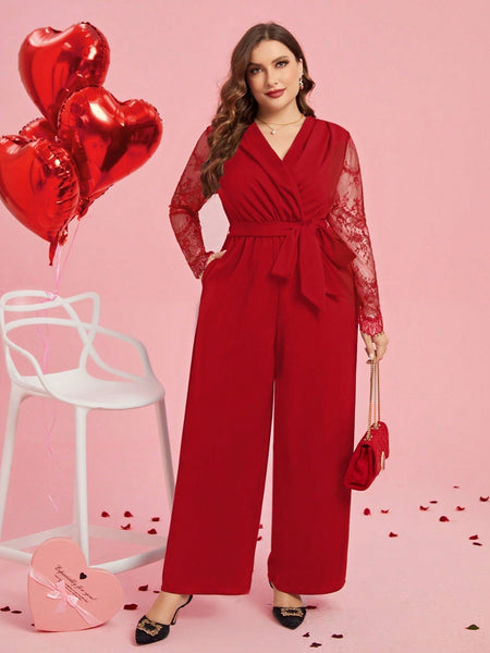 Macacao De Renda Manga Longa Flavia