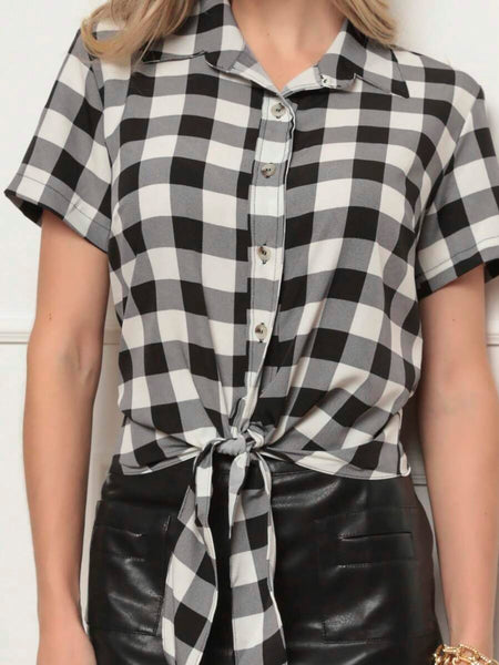 Blusa Feminina Xadrez Isis