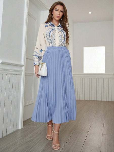 Conjunto Saia Plissada Briar